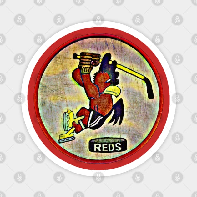 Providence Reds Hockey Magnet by Kitta’s Shop