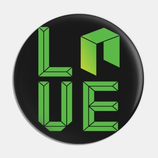 Neo Crypto currency love premium Pin