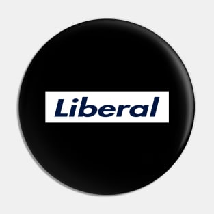 SUPER LIBERAL LOGO Pin