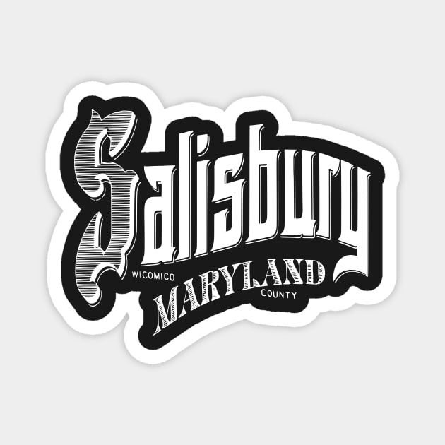 Vintage Salisbury, MD Magnet by DonDota