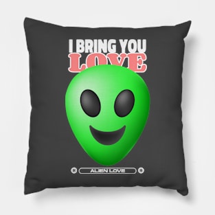 Alien Love Party Rave Pillow