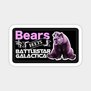 Bears beets Battle star G Magnet