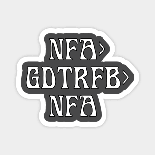 Deadheads - Goin' Down the Road Not Fading Away Lot Magnet