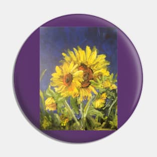 September Sunflowers Pin