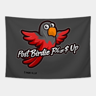 Post Birdie F%#$ Up Golf Tapestry