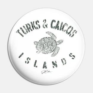 Turks & Caicos Islands Sea Turtle Pin