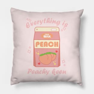 Peachy F*cking Keen Pillow