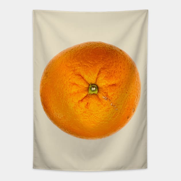 Fruit, Fresh Orange Tapestry by badlydrawnbabe