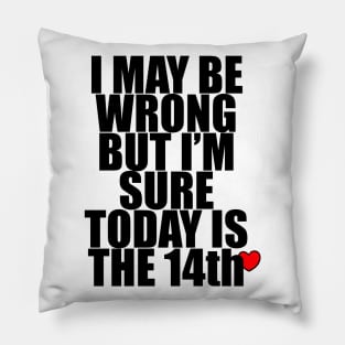 Valentine Date Pillow