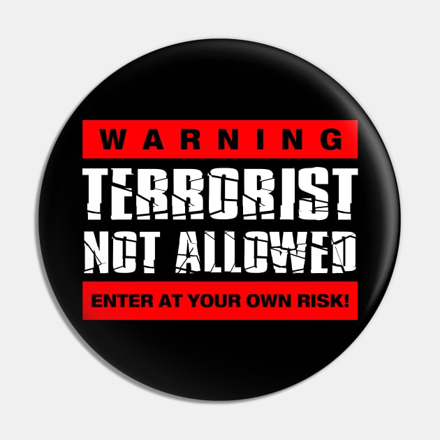 U.S. Warning Pin by razrgrfx