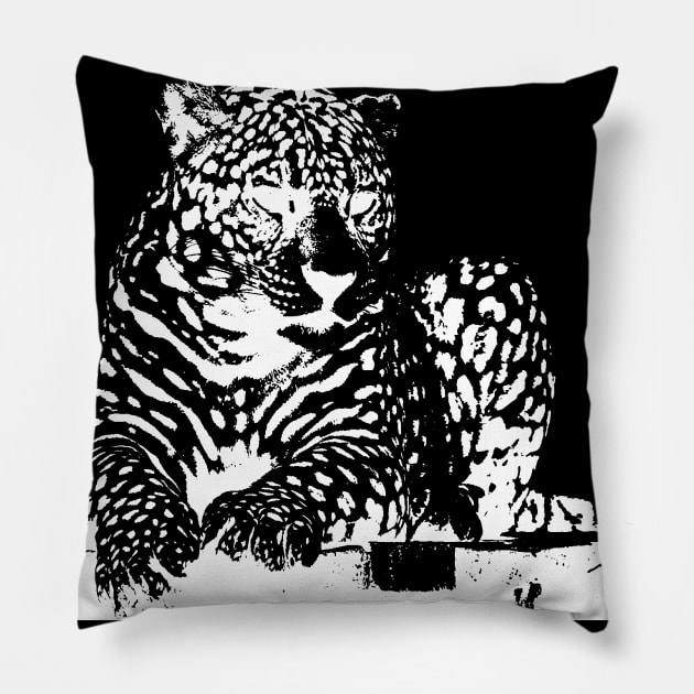 Leopard print design Pillow by ZerkanYolo
