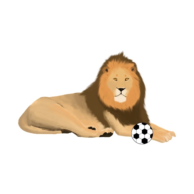 Soccer Lion by College Mascot Designs