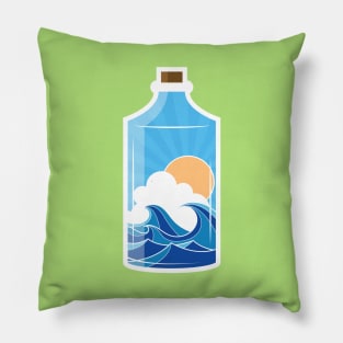 Happiness In A Bottle Pillow