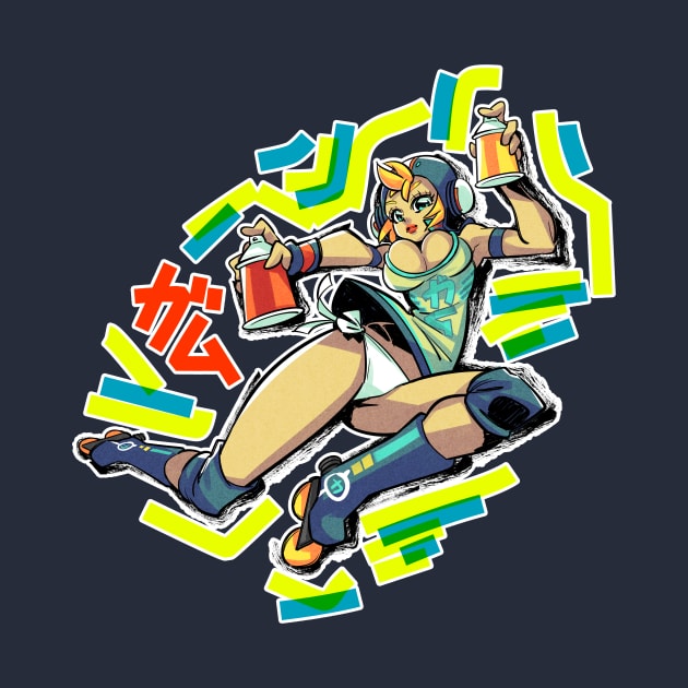 Jet Set Radio : Gum by Rafchu