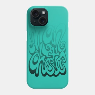 Manchester lettering - Arcadia Blue Green Phone Case