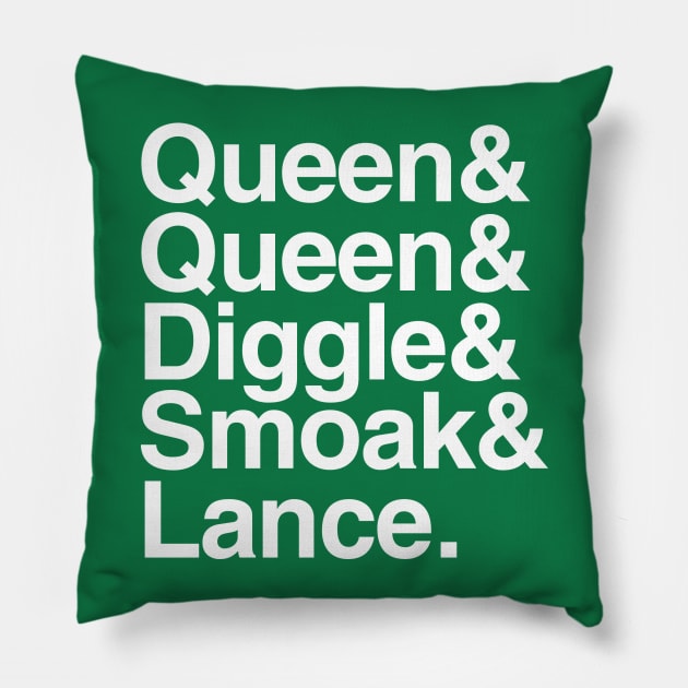 team arrow Pillow by k4k7uz