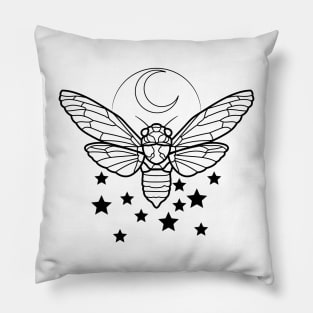 Night Cicada Pillow
