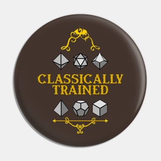 Classically Trained DnD Dice Pin