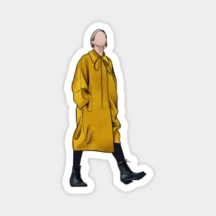 Villanelle - Killing Eve,illustration, poster, wall art, Jodie, Sandra, outfit, fashion, perfume, sorry baby, suit, dress Magnet