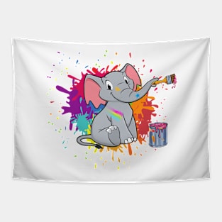 elephant painting Tapestry