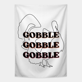 Thanksgiving Gobbles Tapestry