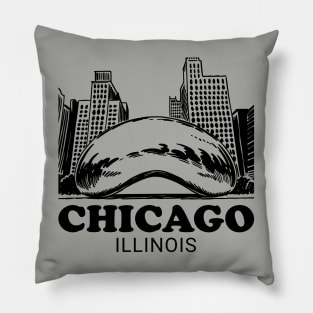 Chicago Reflective Bean Pillow