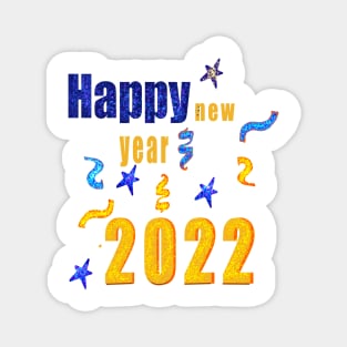 New year  outfit 2022- New Year’s gifts for babies, men and women. Happy new year 2022 Magnet