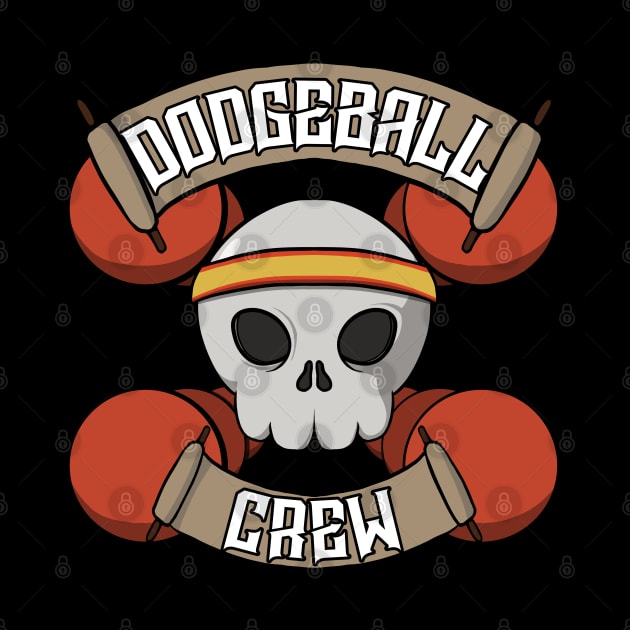 Dodgeball crew Jolly Roger pirate flag by RampArt