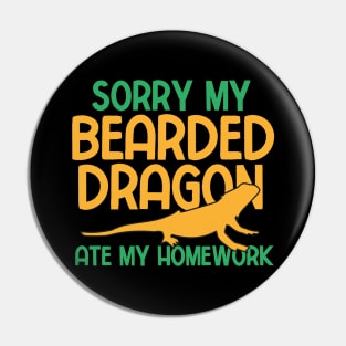 Sorry My Bearded Dragon Ate My Home Work Pin