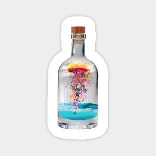 Electric Jellyfish in a Bottle Magnet