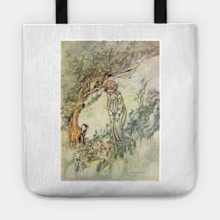 Bridget and Gnome by Charles Robinson Tote