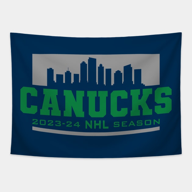 Canucks Hockey 2023 Tapestry by Nagorniak