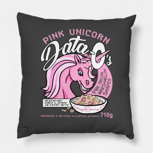 Pink Data Unicorn Pillow