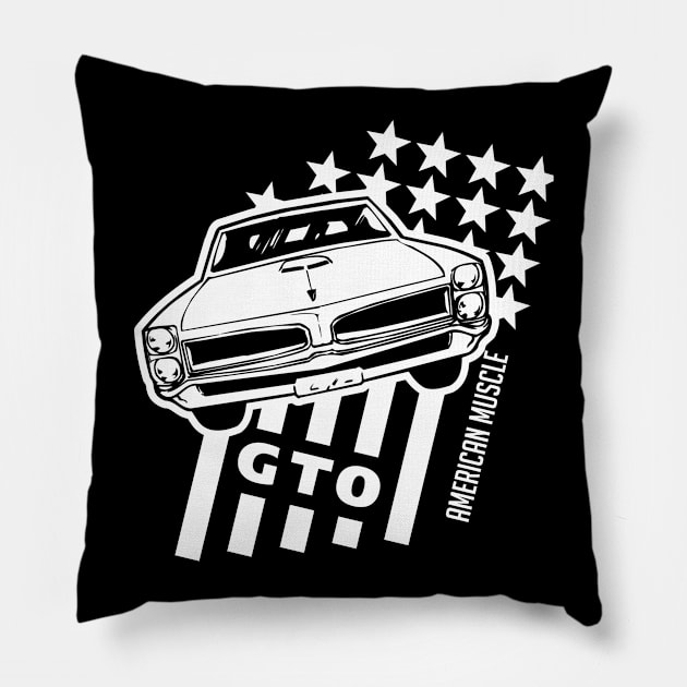 Pontiac GTO Pillow by robinlund