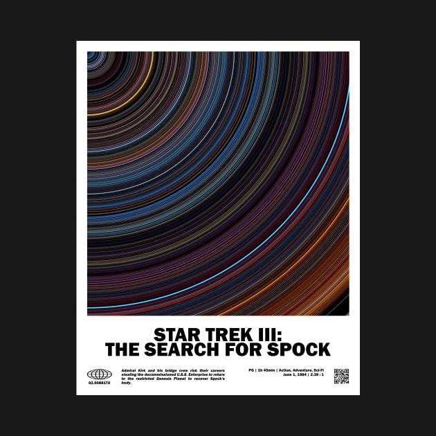 minimal_Star T.rek III - The Search for S.pock Abstract Circular Art Movie by silver-light