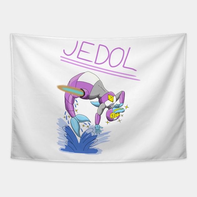 Fabulous Merman Jedol Tapestry by Cyborg-Lucario