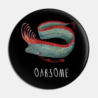 Oarsome - white Pin