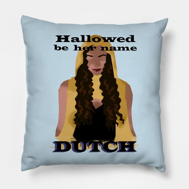 Hallowed Be Her Name Pillow by MermaidsAndMagic