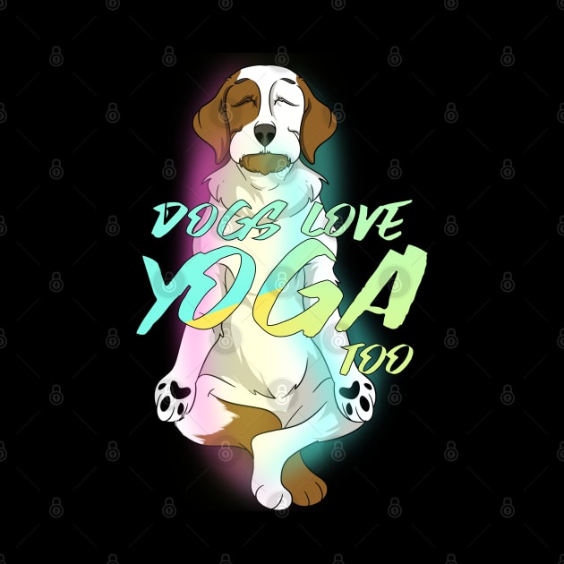 Yoga  Buddha Dog by Trendy Black Sheep