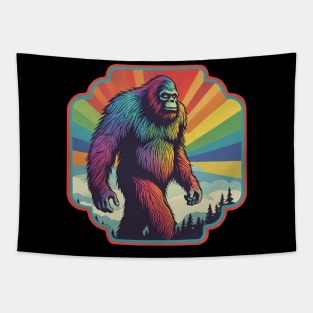 Rainbow Sasquatch Tapestry