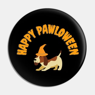 Happy pawloween Pin