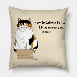 How to Catch a Cat Pillow