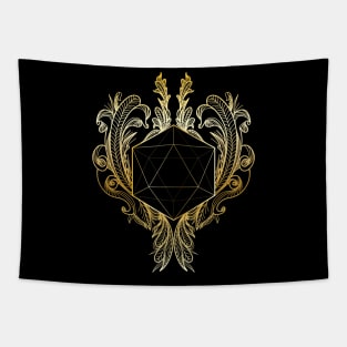 Floral D20 Tapestry