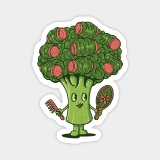 BROCCOLI AND CURLERS Magnet