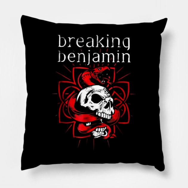 Breaking Benjamin 3 Pillow by forseth1359
