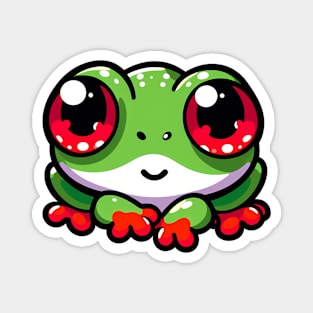 Cute & Cuddly: Red-Eyed Tree Frog Costa Rica Magnet