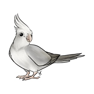 Bird - Cockatiel - White T-Shirt