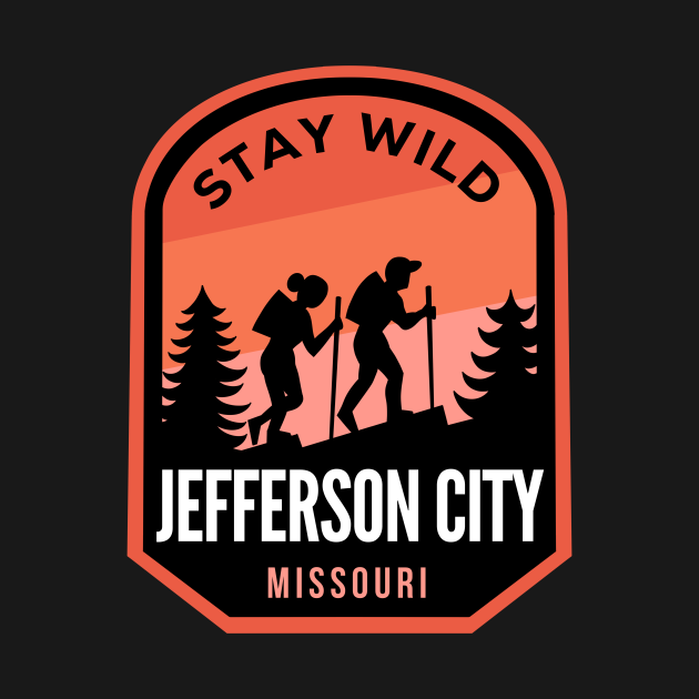 Disover Jefferson City Missouri Hiking in Nature - Jefferson City Missouri - T-Shirt