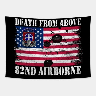 Death From Above 82nd Airborne Division Veteran Tapestry