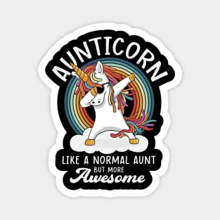 Aunticorn Like A Normal Aunt But More Awesome Magnet